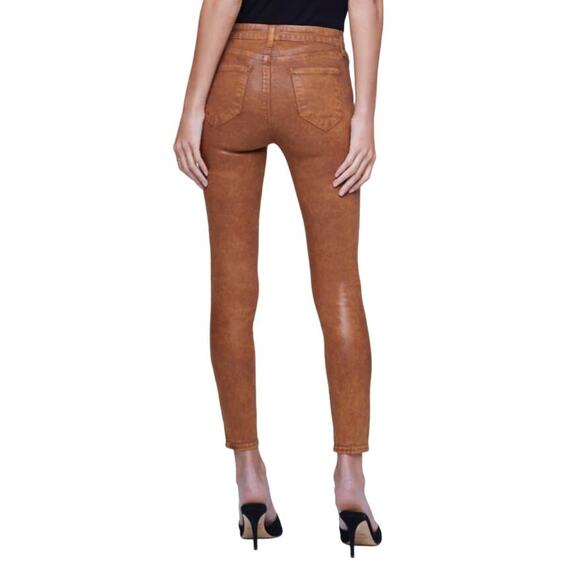 L'agence Brown Skinny Leg Pants - Picture 2 of 5